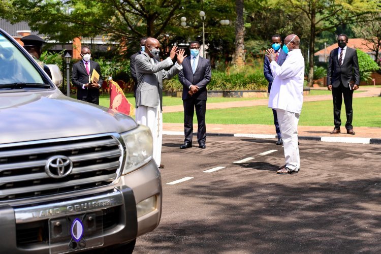 Museveni hosts Kabaka at State house Nakasero