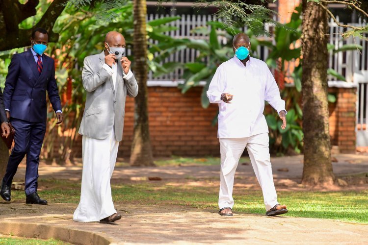 Museveni hosts Kabaka at State house Nakasero