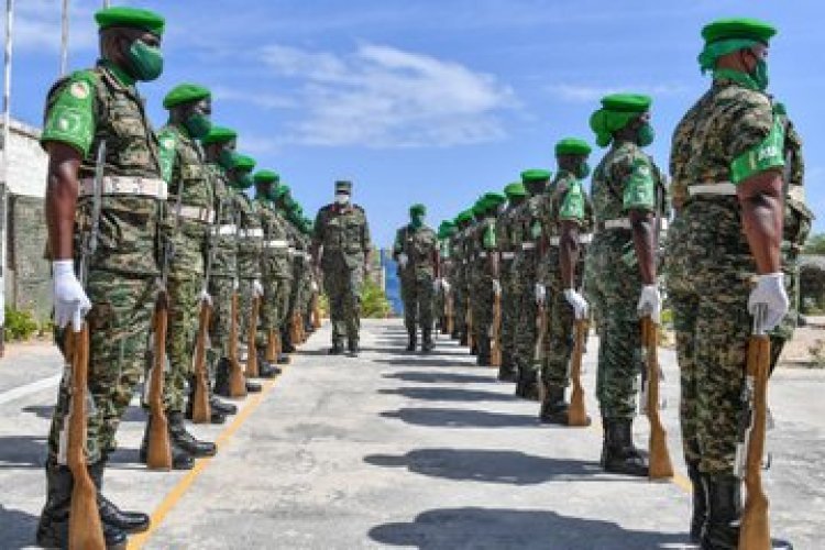 Kainerugaba urges  Ugandan troops in Somalia  to maintain a high levels of discipline, professionalism and good relations with the local communities.