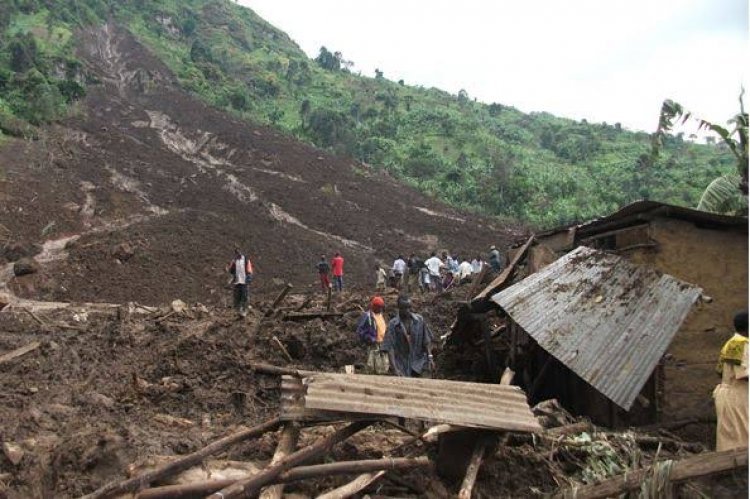 Climate Change: Land slides hit Rukungiri  destroying gardens