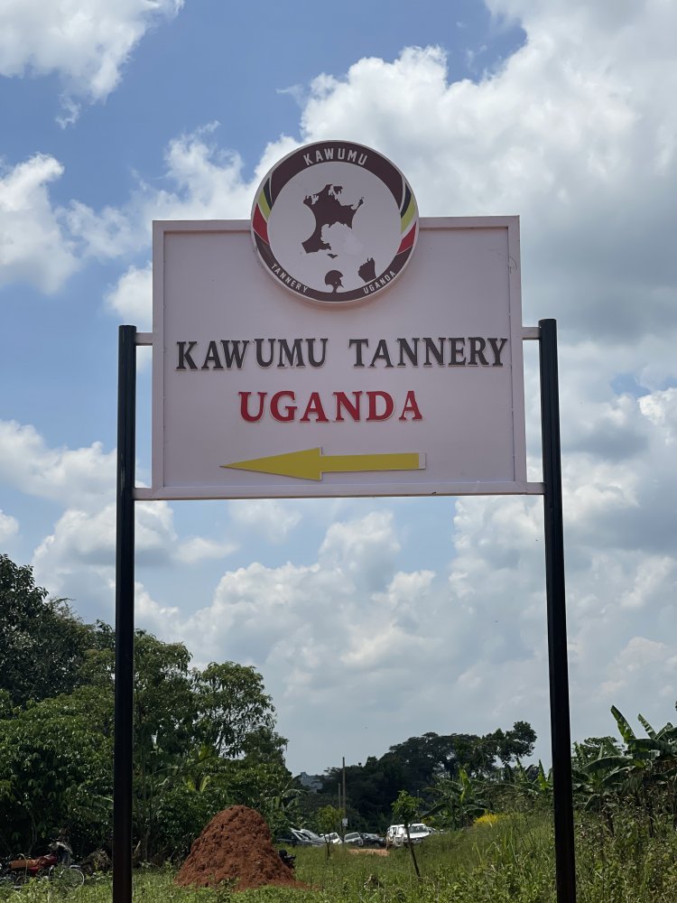 President Yoweri Museveni commissions Uganda’s first leather factory in Kawumu, Luwero district.