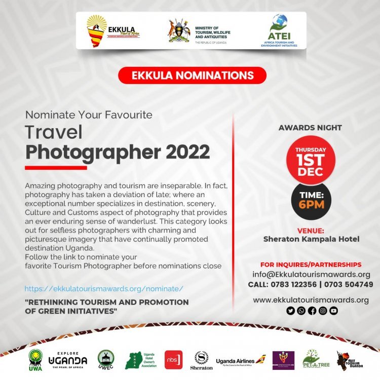 Nominate your favorite Ugandan travel photographer of the year