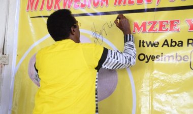 Minister Jim Muhwezi and other NRM Leaders in Rukungiri endorse Museveni for 2026