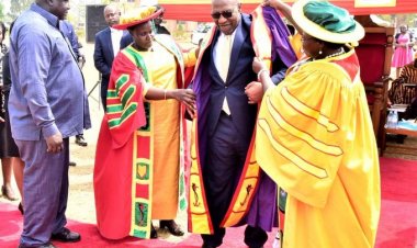 Former Prime Minister Ruhakana Rugunda installed as Chancellor for Gulu University