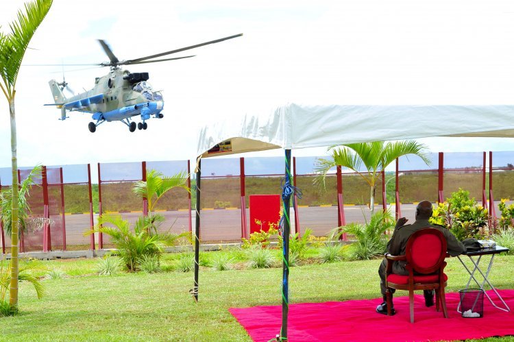 ‘Russia and Uganda’s interests converge,’ says Museveni as he commissions Uganda’s first  Russian helicopter in Sub Saharan Africa.