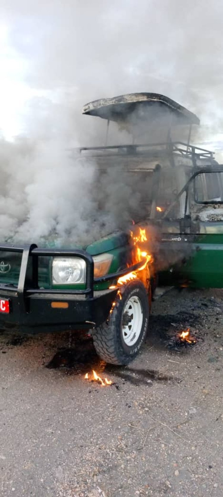 Tourists killed, Car Burnt by Suspected ADF Rebels in Kasese