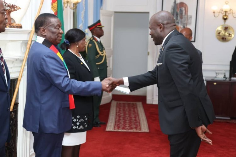 Zimbabwe Welcomes New Ugandan Ambassador, Pledges Stronger Ties and Collaboration