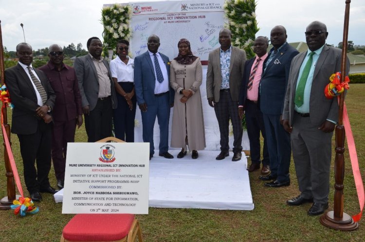 Gov't Launches West Nile Regional ICT Innovation Hub at Muni University