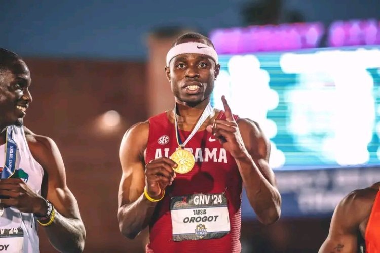 Ugandan Sprinter Tarsis Orogot Breaks Own National Record at SEC Championship