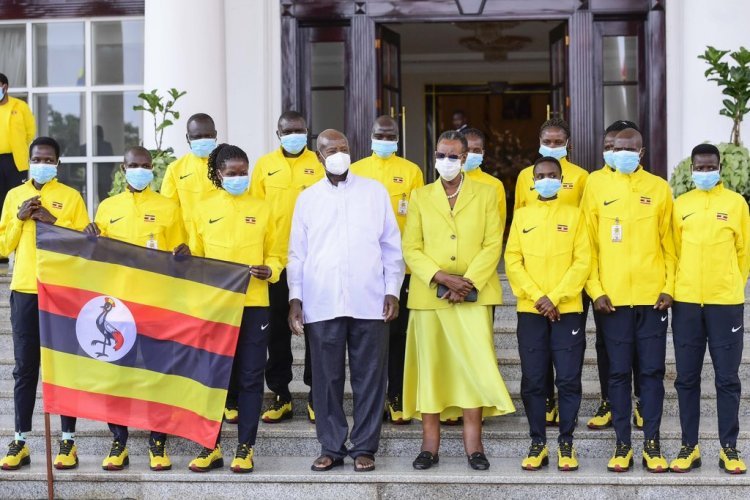 President Museveni and First Lady Flag Off Team Uganda for Paris 2024 Olympics