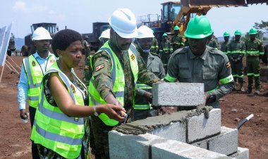 Gen Muhoozi Kainerugaba Breaks Ground for State-of-the-Art Defence Ministry Headquarters in Mbuya