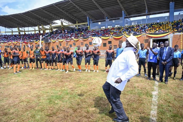 Museveni Inaugurates FEASSA Games, Commends Speaker Among for Sports Infrastructure Dev't