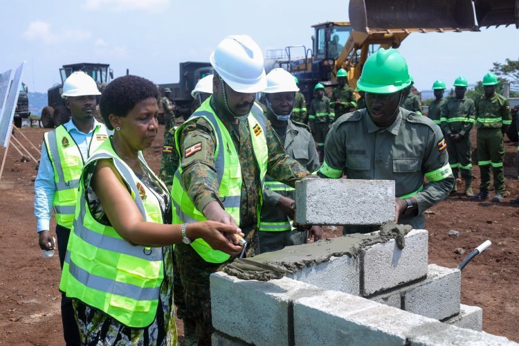 Gen Muhoozi Kainerugaba Breaks Ground for State-of-the-Art Defence Ministry Headquarters in Mbuya